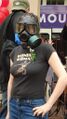 PDX Gas Mask Girl