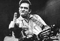 Johnny Cash flipping you off for the lulz.