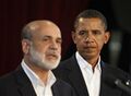 Barack pissed off at Bernanke. Not because he sucks dick at managing an economy but because he is jocking his cock.