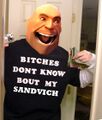 Bitches dont know bout my sandvich