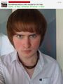 Sometimes being edgy is the loudest cry for attention. Looks like a ginger version of Coconut Head.