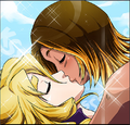 Gino and Sasha's Lesbian Kiss, which is the sole topic in Gaia Community Discussion, at least until the next Monthly Collectible comes out. Gino's a guy, fuckwit.Well he looks Like a lesbian to me Too ._.