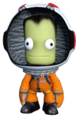 A Kerbal astronaut.