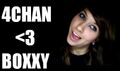 4Chan and Boxxy, sitting in a tree. K-I-S-S-I-N-G. Aww, how cute.