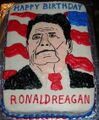 Ronald Reagan, Card Crusher and professional Cake