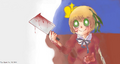 look at her trying to make murder kawaii