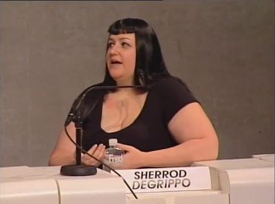 Most recent picture of Sherrod DeGrippo, from fall 2011. The fat is totally just an act.