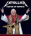 The Pope trolls Metallica.