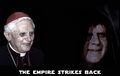 After the battle of Endor, Darth Sidious became the Pope.