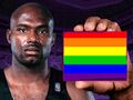 The joke? Tim Hardaway said "I hate gays."