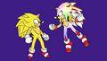 SSJ3 Goku Sonic vs SSJ4 Gogeta Shadic? How original!