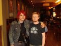 Gerard Way with avid fan.