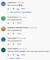 Some well-deserved comments to his shitty videos.