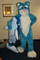 Him in his creepy ass fursuit.