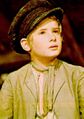 Mark Lester in 1968 as the title character in the fagtastic musical Oliver!