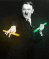 Footage of when Hitler did acid at a dance club.