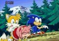 A deleted scene from Sonic X.