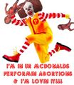 Pennywise abortin babies in ur McDonald's