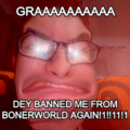The exact face Diogo makes every time he is banned from a moderated BW server.