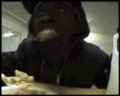 A Nigger consuming his breakfast
