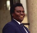 President Juvénal Habyarimana of Rwanda •Seized power in a military coup: 1973, stood for unopposed re-election in 1978 (and got 98.99% of the vote), 1983 (got 99.97%), and 1988 (got 99.98%). •Notable for: being a totalitarian dictator who rounded up crowds who were then forced by soldiers to worship him by singing and dancing during his rallies. Not nearly extreme enough, so he was assassinated in 1994 and replaced with a puppet president who was more enthusiastic about genocide (see next slide)