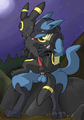 Lucario DOES love irony...