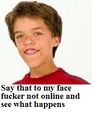 A teen's reaction to being offended online