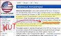 Conservapedia praises Mahmoud Ahmadinejad's homophobic stance against homosexuality.